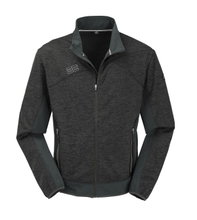 Maul Fleecejacke Falzeben 2XT-Hybrid (Strukturfleece, atmungsaktiv) schwarz/anthrazitgrau Herren